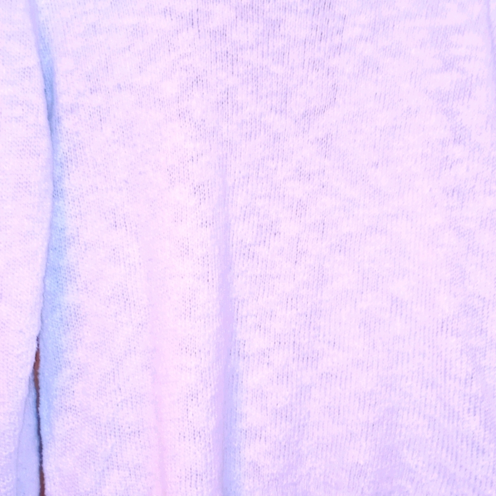 Off white open back sweater